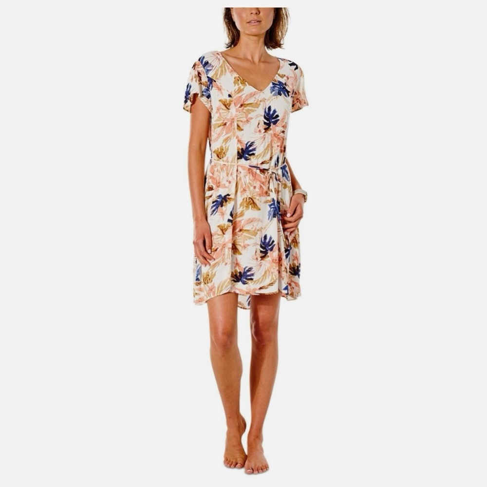 🆕Women’s 🔆RIP CURL🔆 SUNSET DRIFT DRESS. Missing tie string. Size XL. NWT